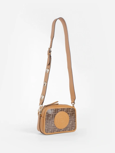 Shop Fendi Women's Brown Vetrified Camera Bag