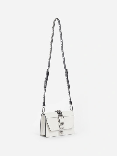 Shop Prada Women's White Electra Calf Leather Small Bag