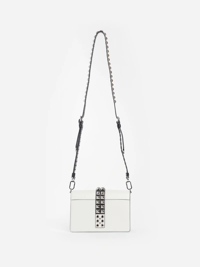 Shop Prada Women's White Electra Calf Leather Small Bag