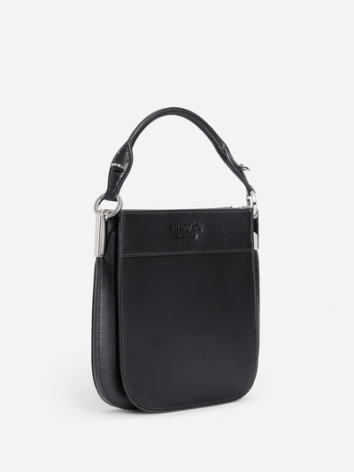 Shop Prada Women's Black Margit Top Handle Bag