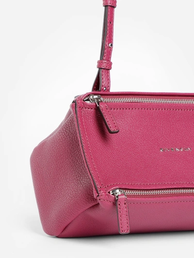 Shop Givenchy Women's Pink Leather Pandora Shoulder Bag