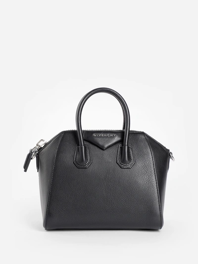 Shop Givenchy Women's Black Antigona Bag In Sugar Leather