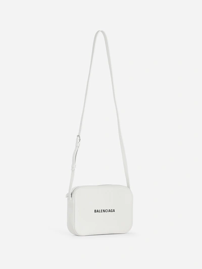 Balenciaga Everyday Small Camera Bag - White Crossbody Bags