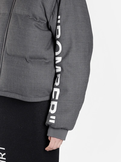 Shop Off-white C/o Virgil Abloh Jackets In Grey/white