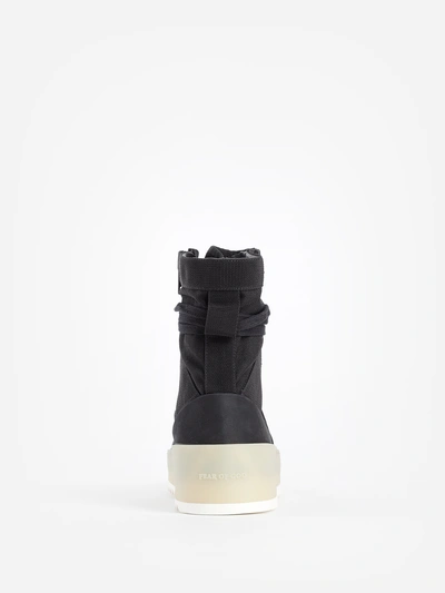 Shop Fear Of God Men's Black Jungle Sneakers