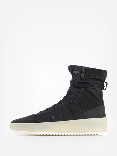 Shop Fear Of God Men's Black Jungle Sneakers