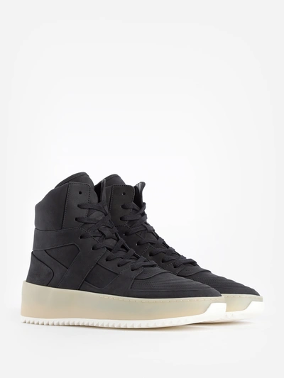 Shop Fear Of God Men's Black High Top Basketball Sneakers