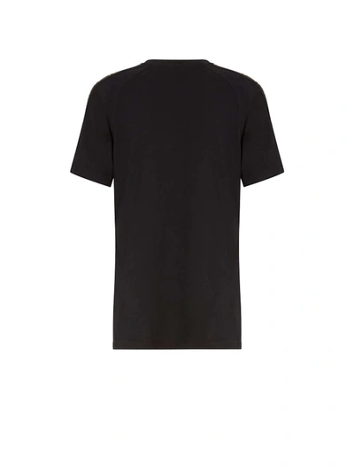 Shop Fendi Logo Band T-shirt In Black