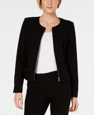 calvin klein peplum jacket