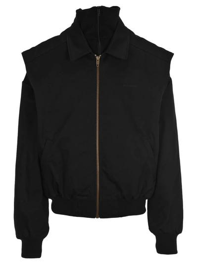 Shop Balenciaga Twinset Jacket In Black