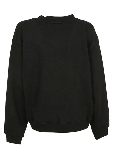 Shop Alanui Embroidered Logo Sweater In Black Mult