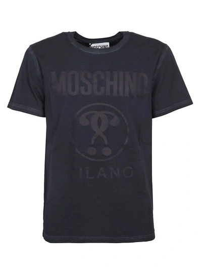 Shop Moschino Double Question Mark T-shirt