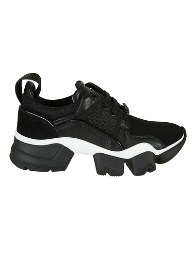 Shop Givenchy Low Jaw Sneakers In Black White