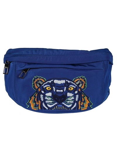 Shop Kenzo Tiger Belt Bag In Cobalt