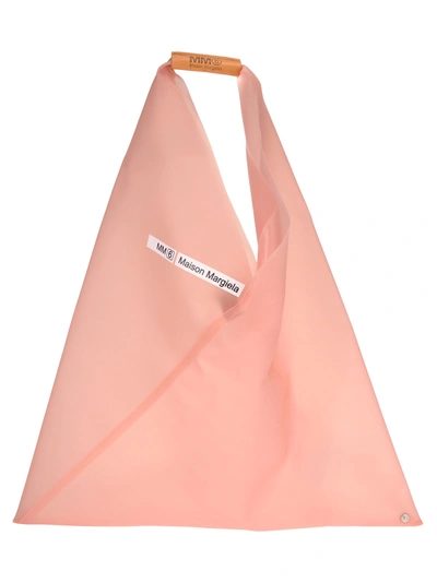 Shop Mm6 Maison Margiela Mm6 Mm6 Pvc Japanese Tote Bag In Pink