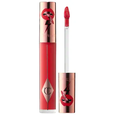 Shop Charlotte Tilbury Latex Love Long-lasting Lip Gloss Studio 64 0.13 oz/ 3.8 ml