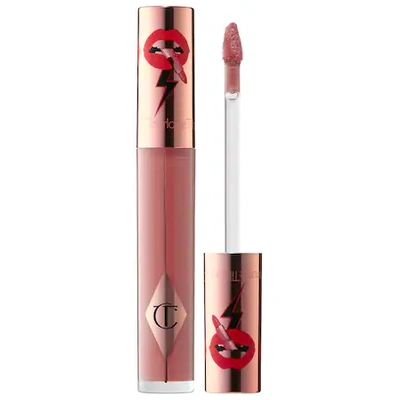 Shop Charlotte Tilbury Latex Love Long-lasting Lip Gloss Berry Nude 0.13 oz/ 3.8 ml