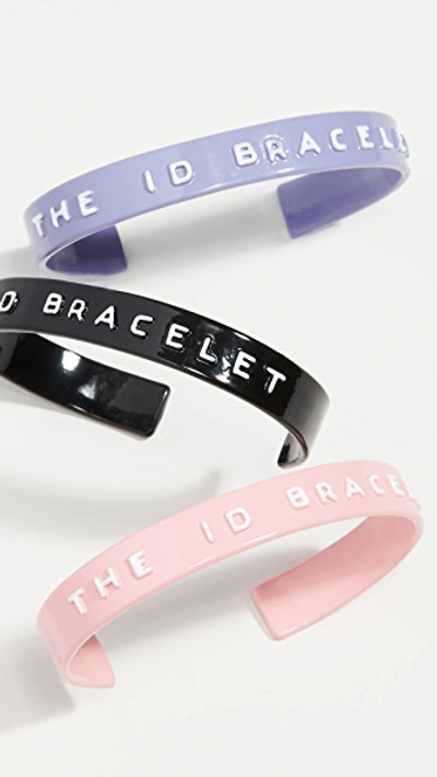Shop Marc Jacobs The Id Bracelet In Black