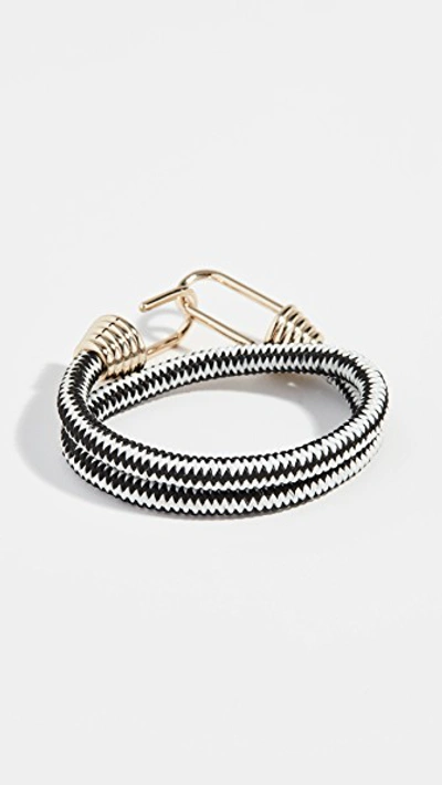 Shop Marc Jacobs Sporty Hook Bracelet In Black Multi