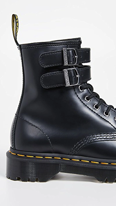 Shop Dr. Martens 1460 Alt 8 Eye Boots In Black