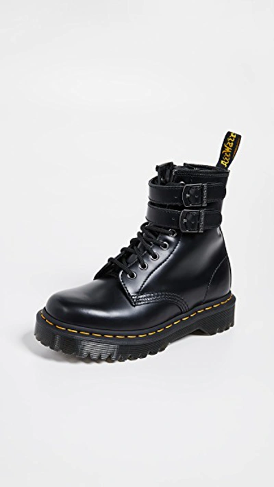 Shop Dr. Martens 1460 Alt 8 Eye Boots In Black