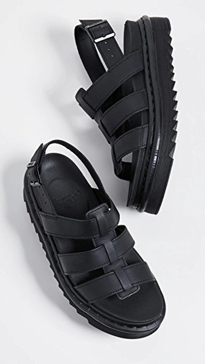 Shop Dr. Martens' Yelena Sandals In Black