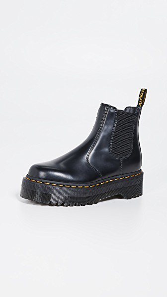 dr martens chelsea platform boots