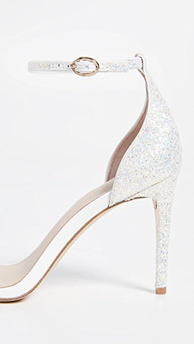 Shop Rachel Zoe Ema Glitter Sandals In White