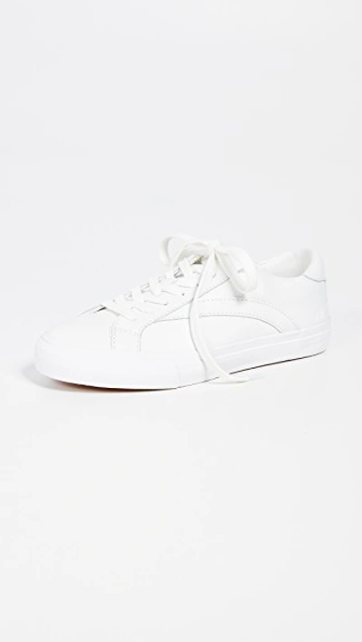 Shop Madewell Sidewalk Low-top Sneakers In Pale Parchment