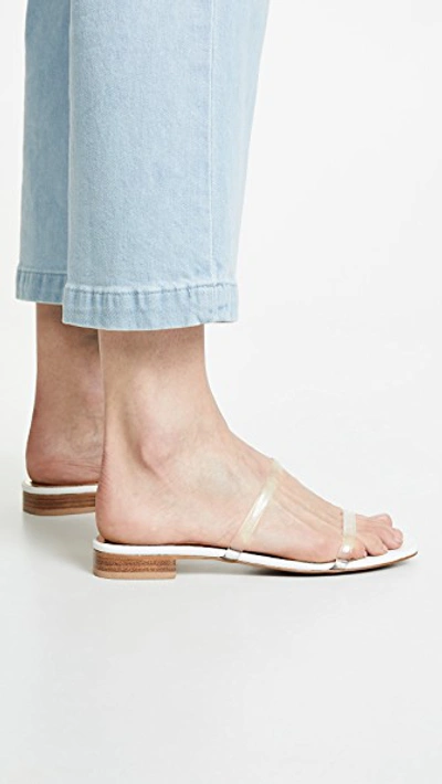 Shop Jaggar Double Strap Sandals In Clear
