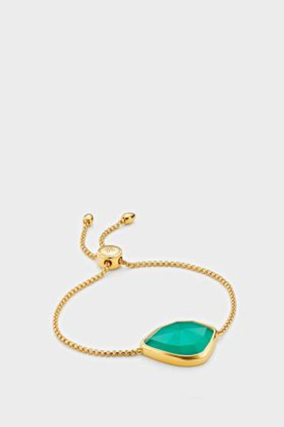 Shop Monica Vinader Siren Nugget Friendship Bracelet In Y Gold
