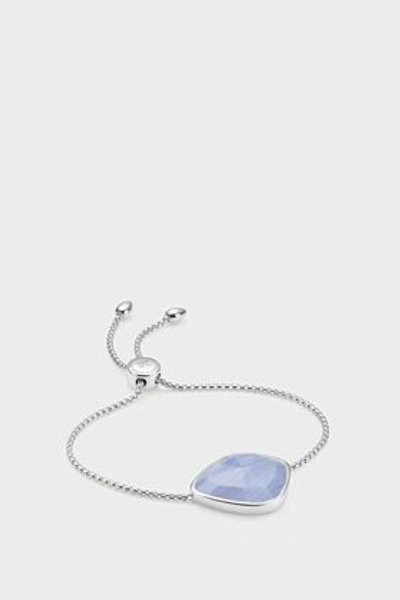 Shop Monica Vinader Siren Nugget Friendship Bracelet In Silver