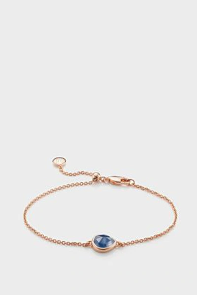 Shop Monica Vinader Siren Fine Chain Bracelet In R Gold