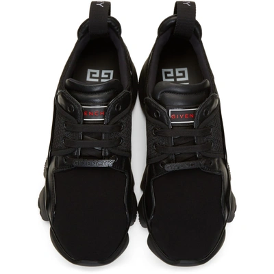 Shop Givenchy Black Jaw Low Sneakers