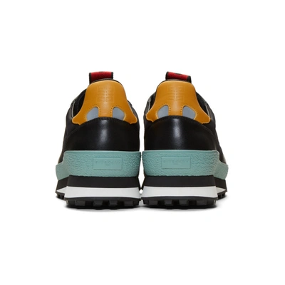 Shop Givenchy Black And Yellow Tr3 Runner Sneakers In 770 Black/m