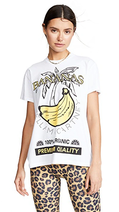 Shop Stella Mccartney Banana T Shirt In Pure White
