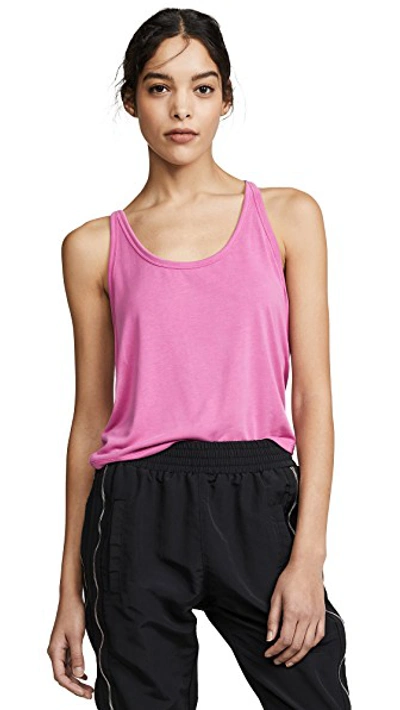 Shop Spiritual Gangster Breezy Tank In Passion Pink
