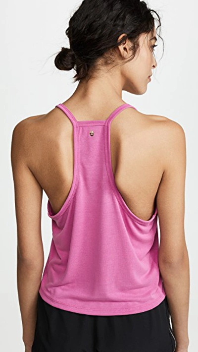 Shop Spiritual Gangster Breezy Tank In Passion Pink