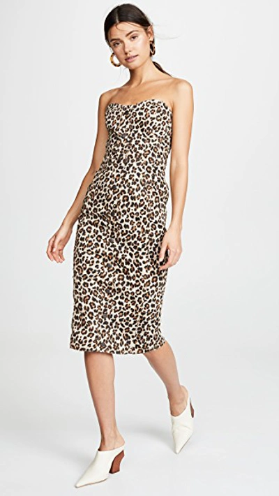 Shop Veronica Beard Jean Liza Dress In Leopard