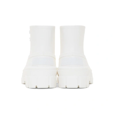 Shop Givenchy White Jelly Glaston Rain Boots In 100 White