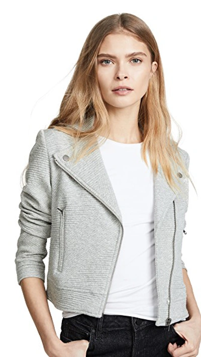 Shop Cupcakes And Cashmere Wesley Jacket In Light Heather Grey