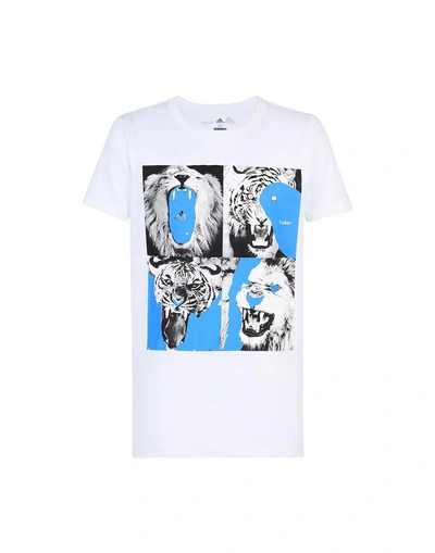 Shop Adidas By Kolor T-shirt In White