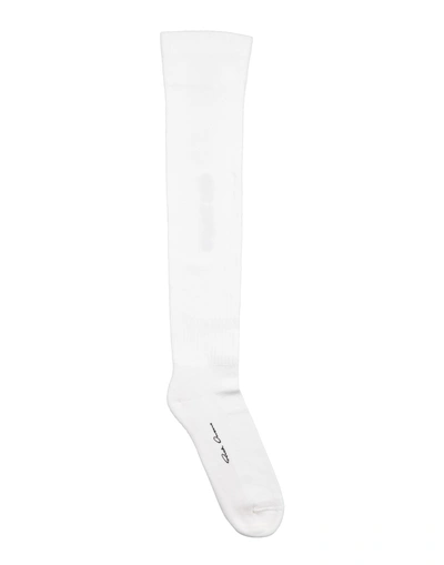 Shop Rick Owens Short Socks In White