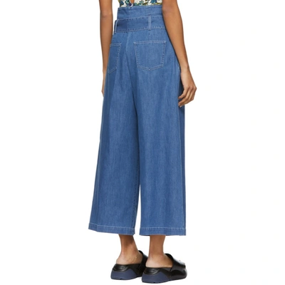 Shop Stella Mccartney Blue Maggie Jeans In 4850 Baby B