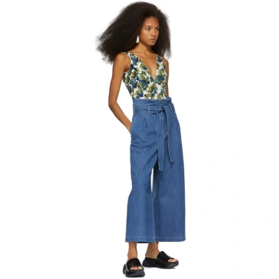 Shop Stella Mccartney Blue Maggie Jeans In 4850 Baby B