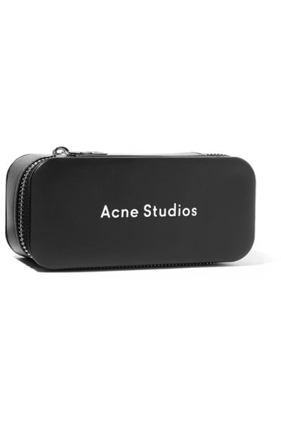 Shop Acne Studios Agar Square-frame Acetate Sunglasses In White