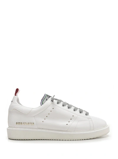 Shop Golden Goose Deluxe Brand Starter Sneakers In White