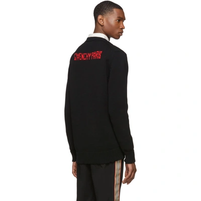 Shop Givenchy Black & Red 4g Sweater