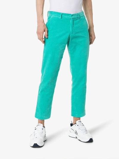 Shop Ashley Williams Corduroy Trousers In Blue