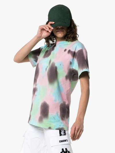 Shop Ambush Waves Tie Dye Cotton T-shirt In Multicoloured